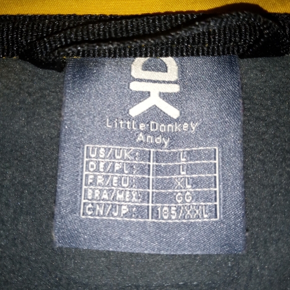 Men's size large,little donkey Andy yellow jacket. - Picture 6 of 6